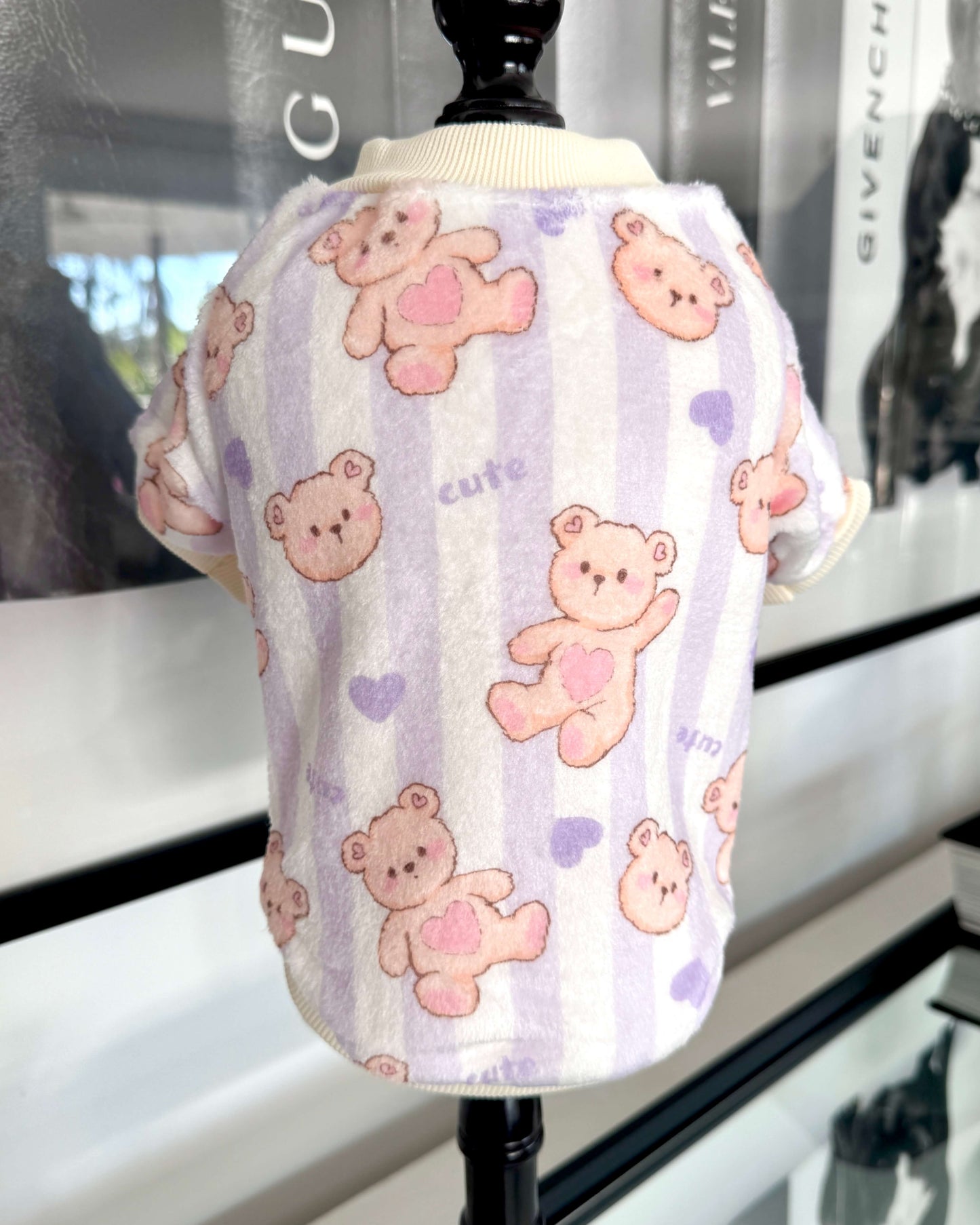 Purple Bear Snuggle Jumper