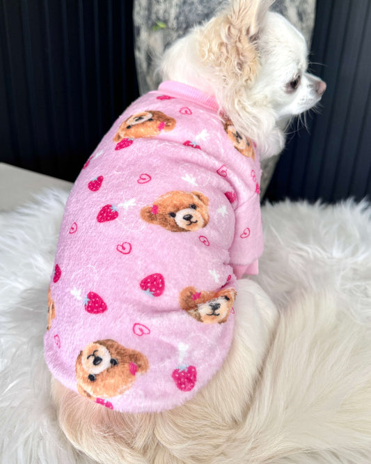 Pink Bear Snuggle Jumper