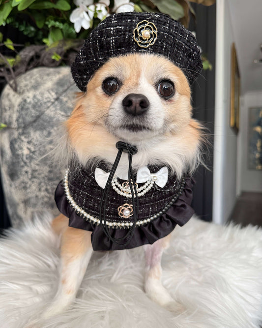 Monique Noir Couture Beret
