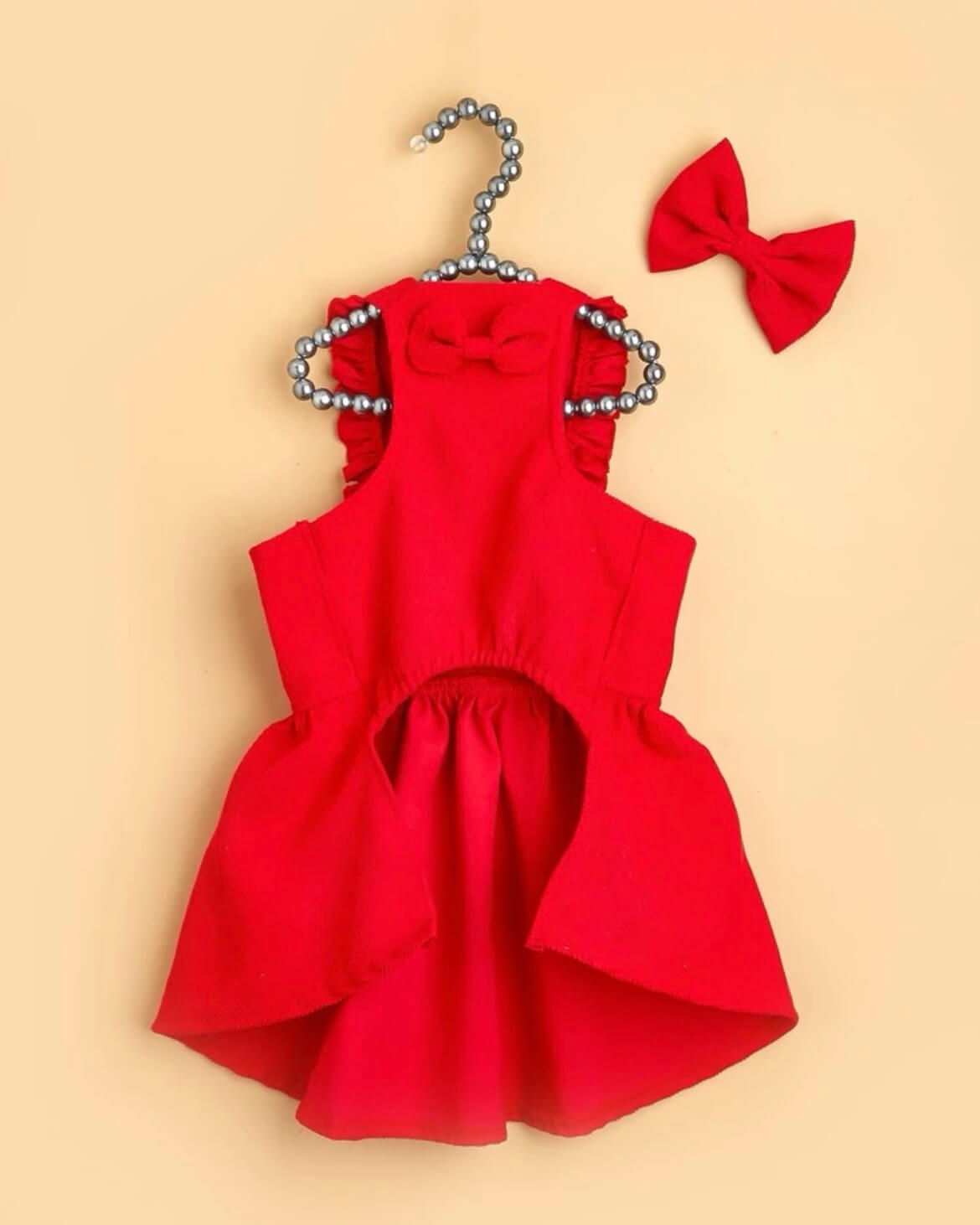 Stella Red Corduroy Dress