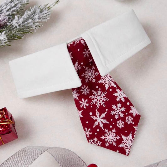 Christmas Snowflake Necktie