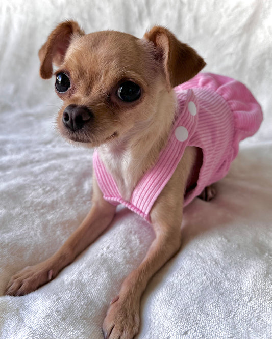 Miss Polly Corduroy Dress Pink