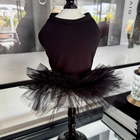 Comfort Black Tutu Dress