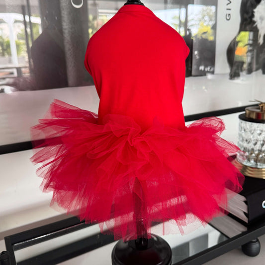 Comfort Red Tutu Dress