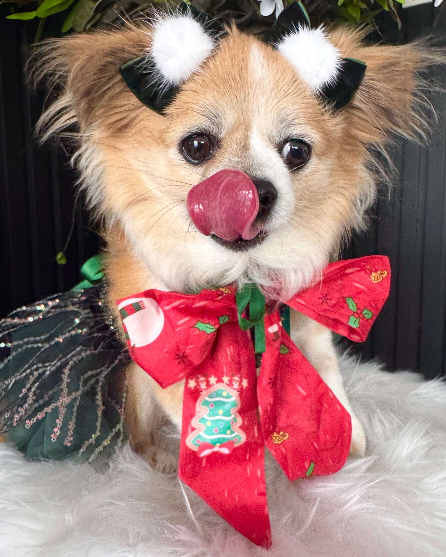 Deluxe Festive Dress Green