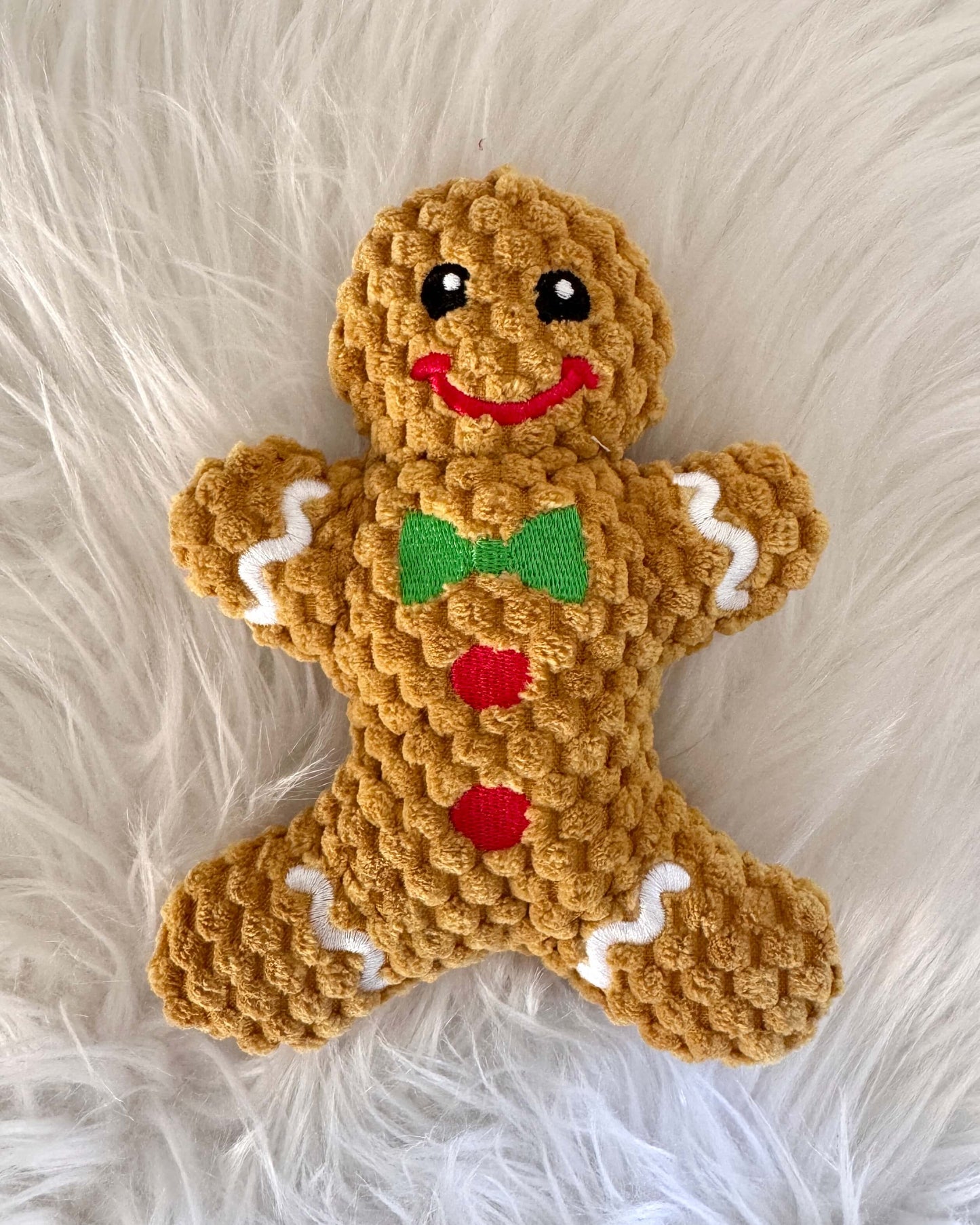 Gingerbread Man Squeeky Plush Toy