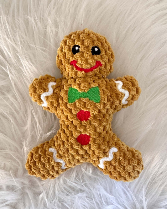 Gingerbread Man Squeeky Plush Toy