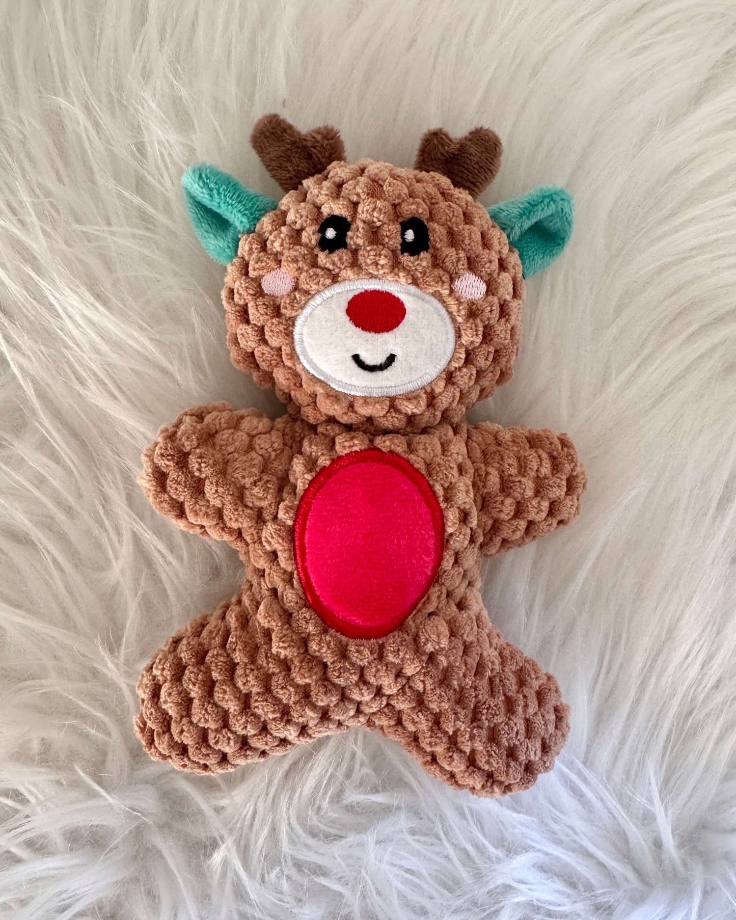 Reindeer Squeeky Plush Toy