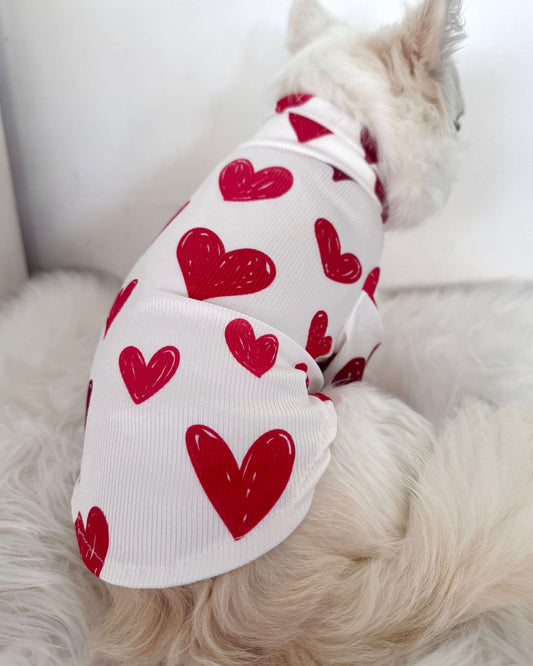 Valentines Hearts Top