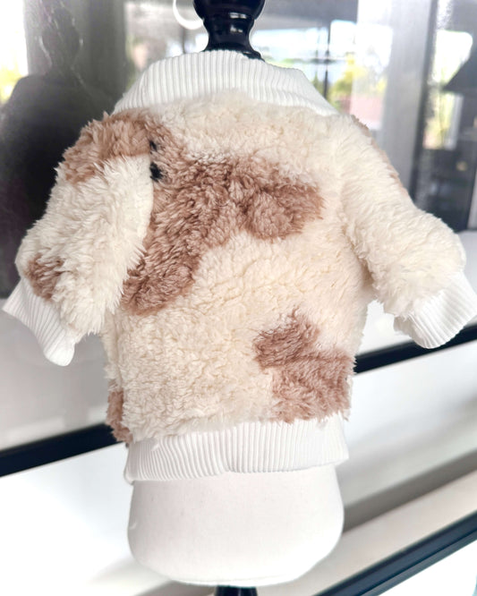 Cream Teddy Bear Jumper