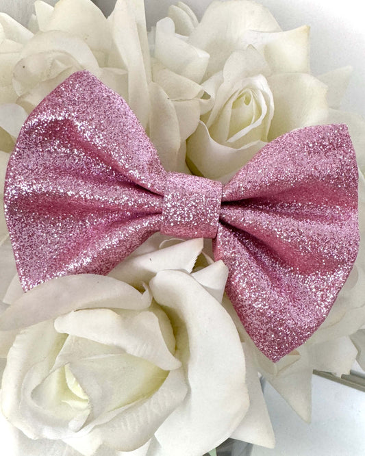 Little Luxe Glitz & Glam Pink Bow