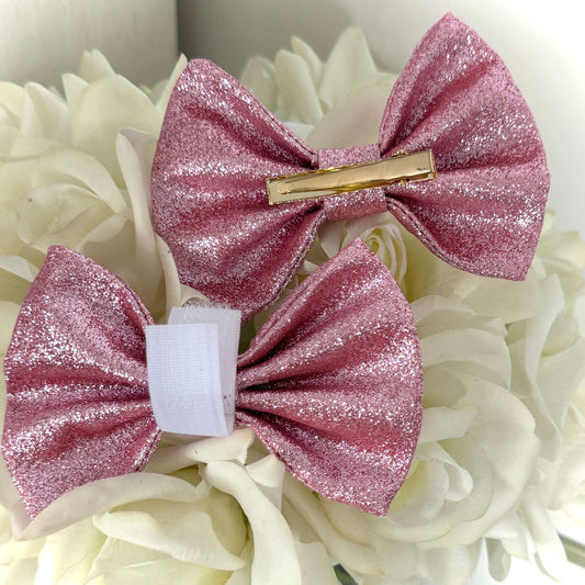 Little Luxe Glitz & Glam Pink Bow