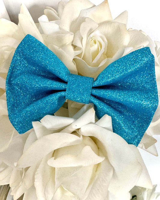 Little Luxe Glitz & Glam Blue Bow