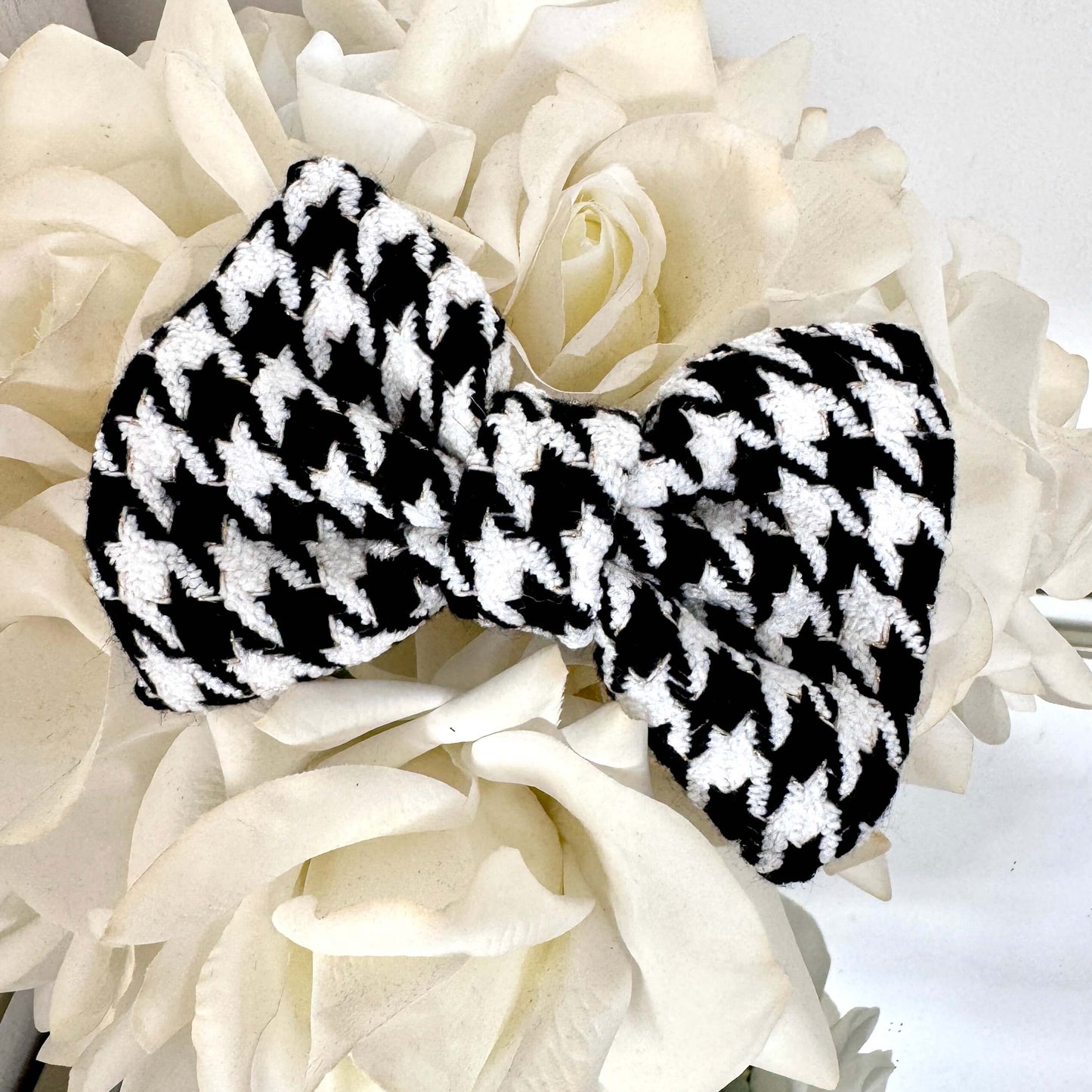 Little Luxe Houndstooth Bow