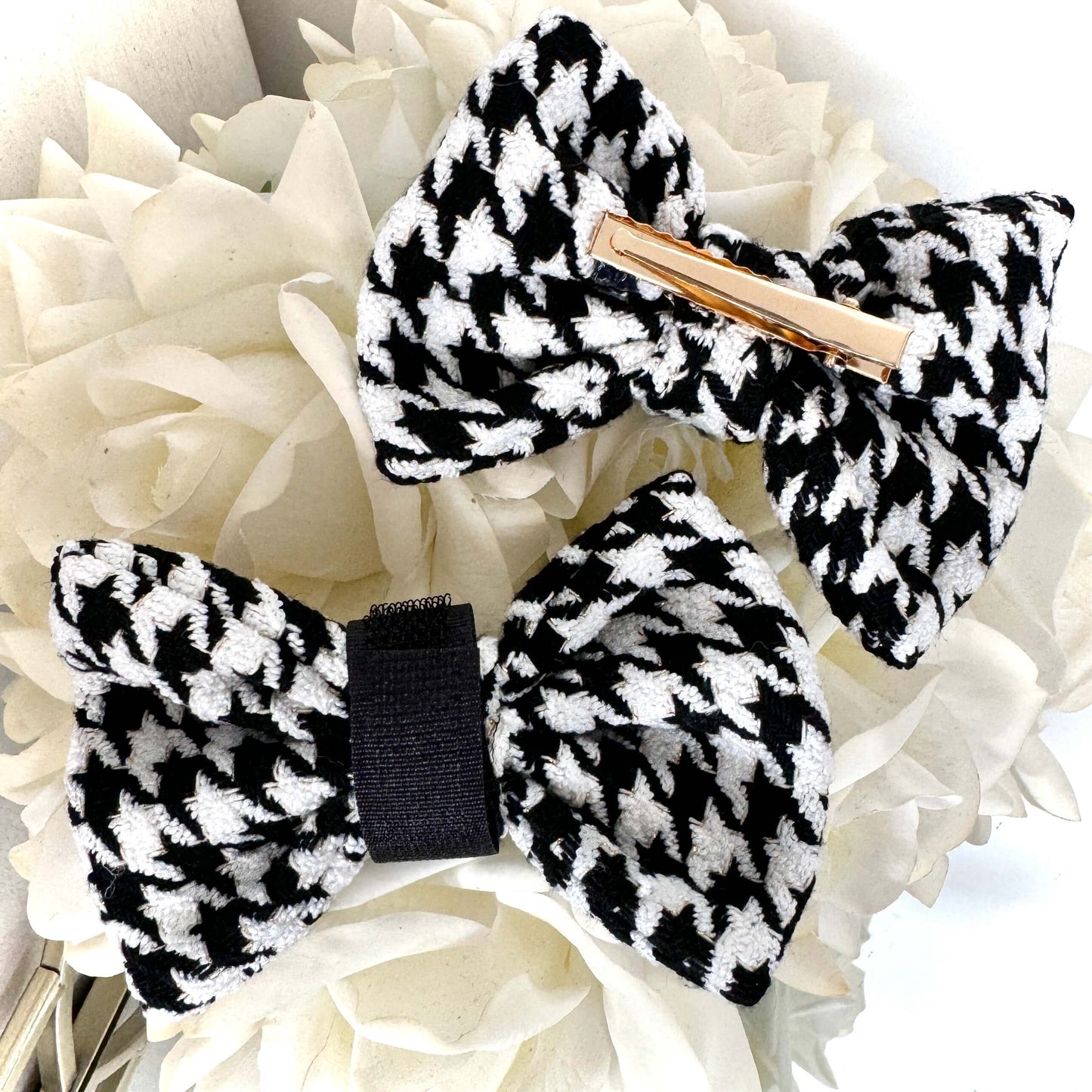 Little Luxe Houndstooth Bow