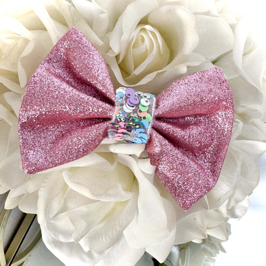Little Luxe Glitz & Glam Pink Bow- A Little Extra