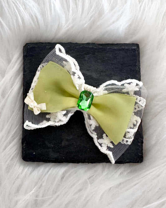 Sage Lumière Midi Hair Bow