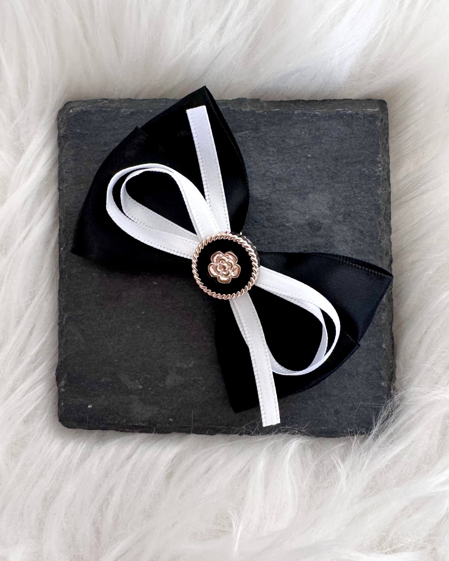 Esme Noir Midi Hair Bow