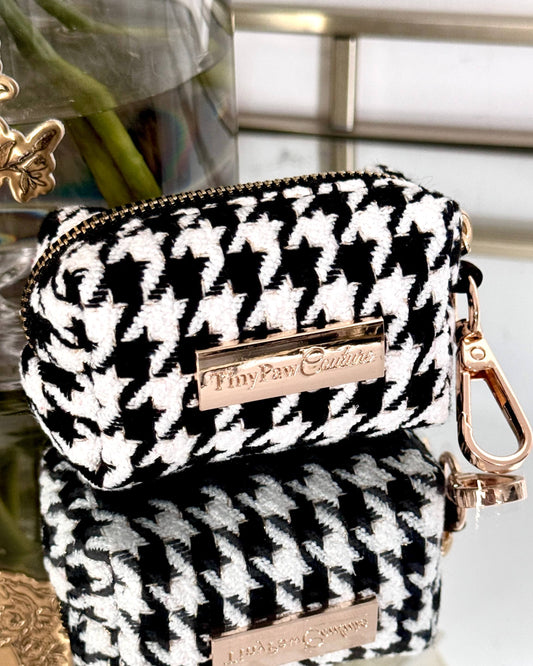 Little Luxe Houndstooth Waste Bag Holder