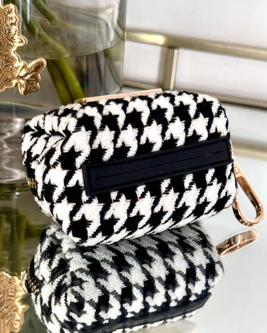 Little Luxe Houndstooth Waste Bag Holder