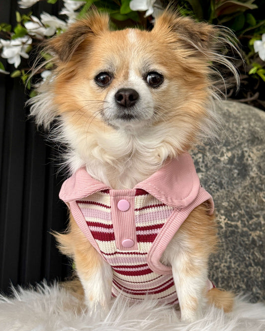 Riley Sleeveless Polo Vintage Dusty Pink