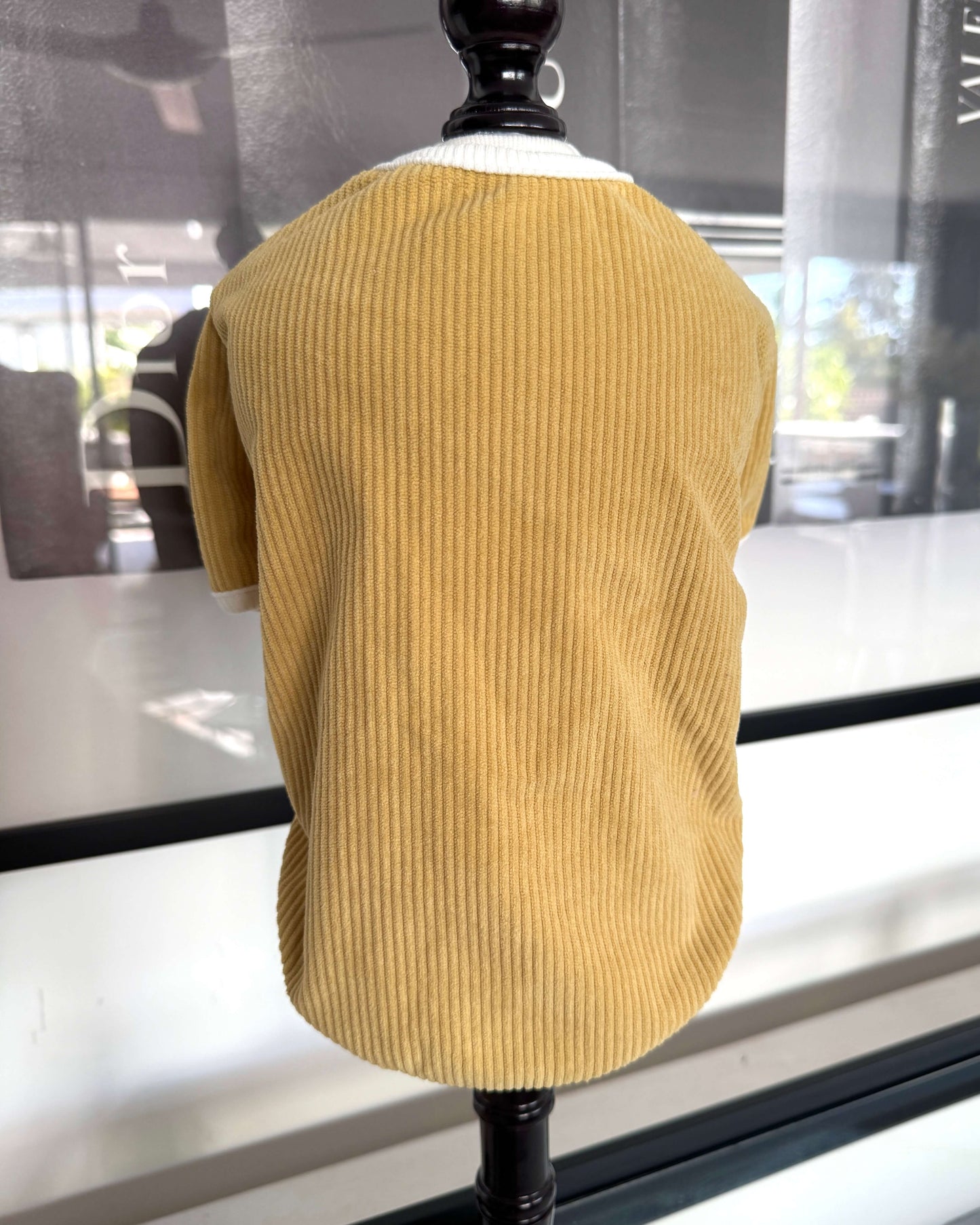 Corduroy Top Mustard