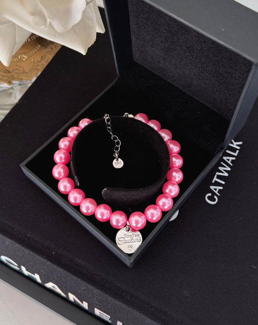 Pink Bead TPC Necklace
