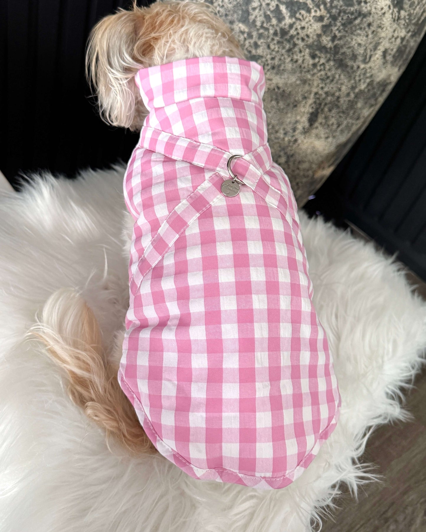 Marlow Macaron Winter Jacket- Strawberry