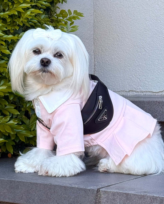 Pawda Polo Dress Pink