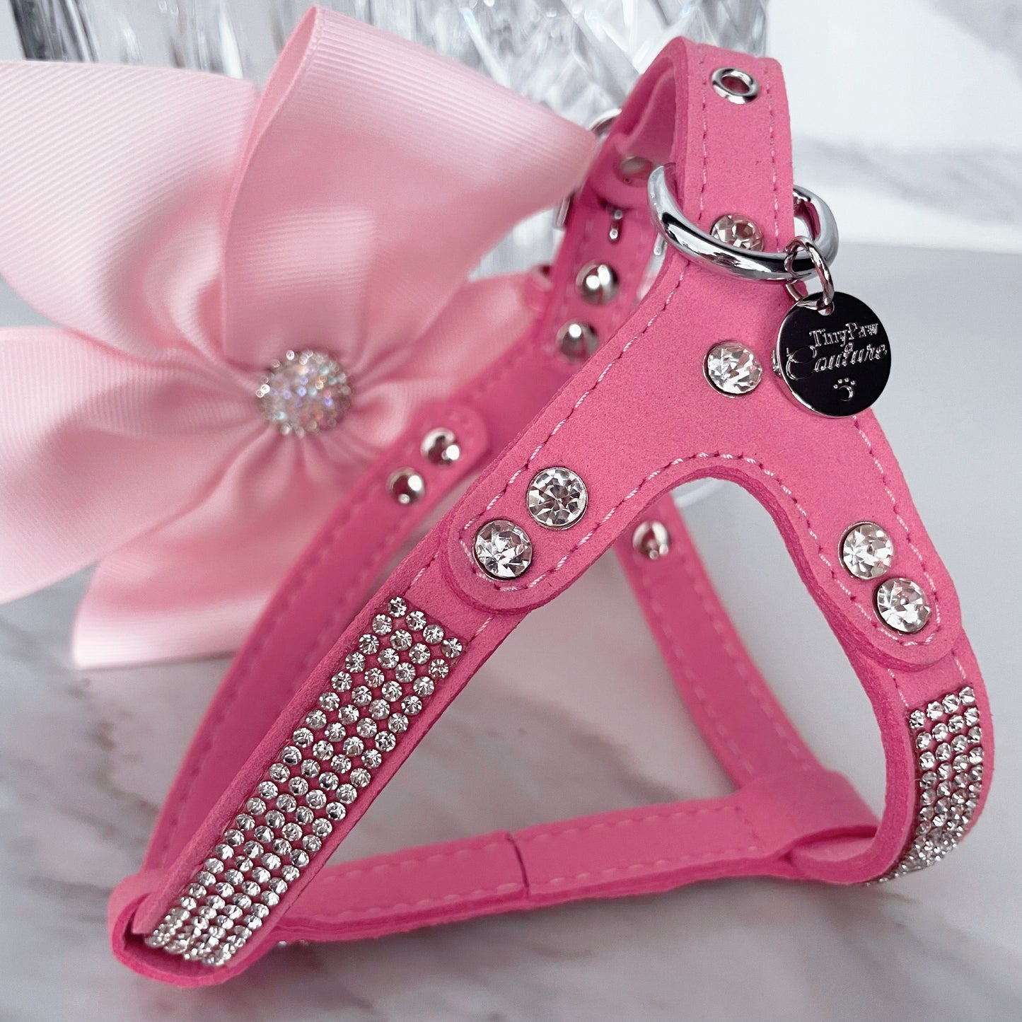 Diamante Pretty in Pink Harness